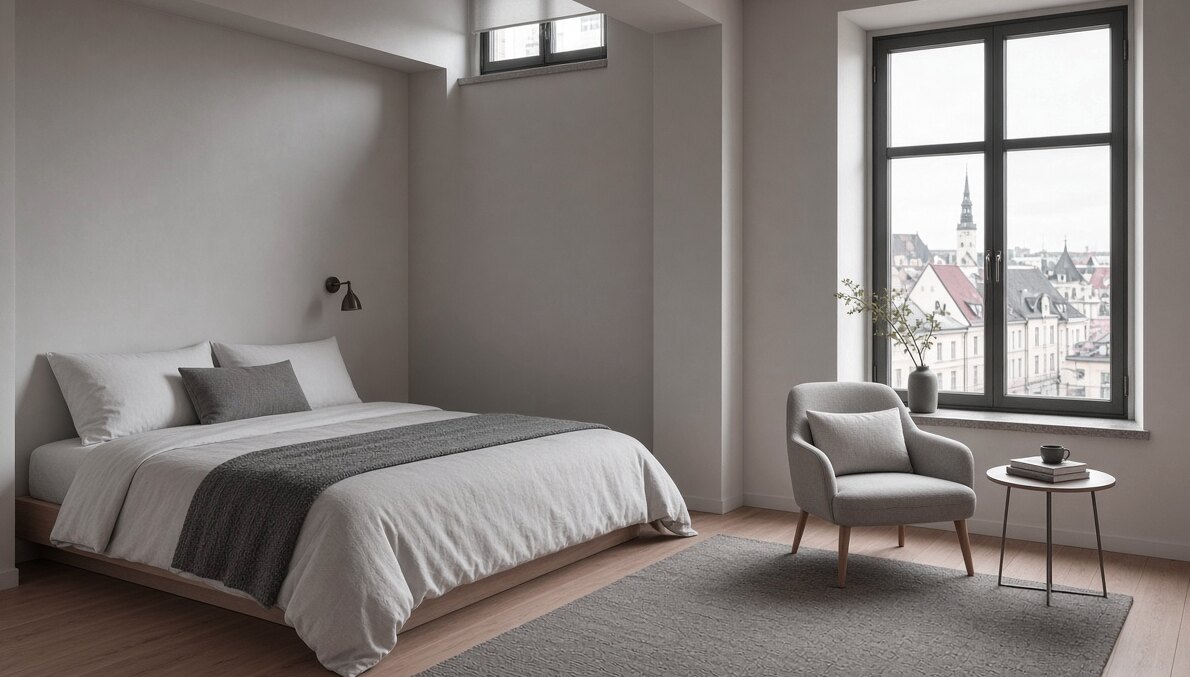 Pale room