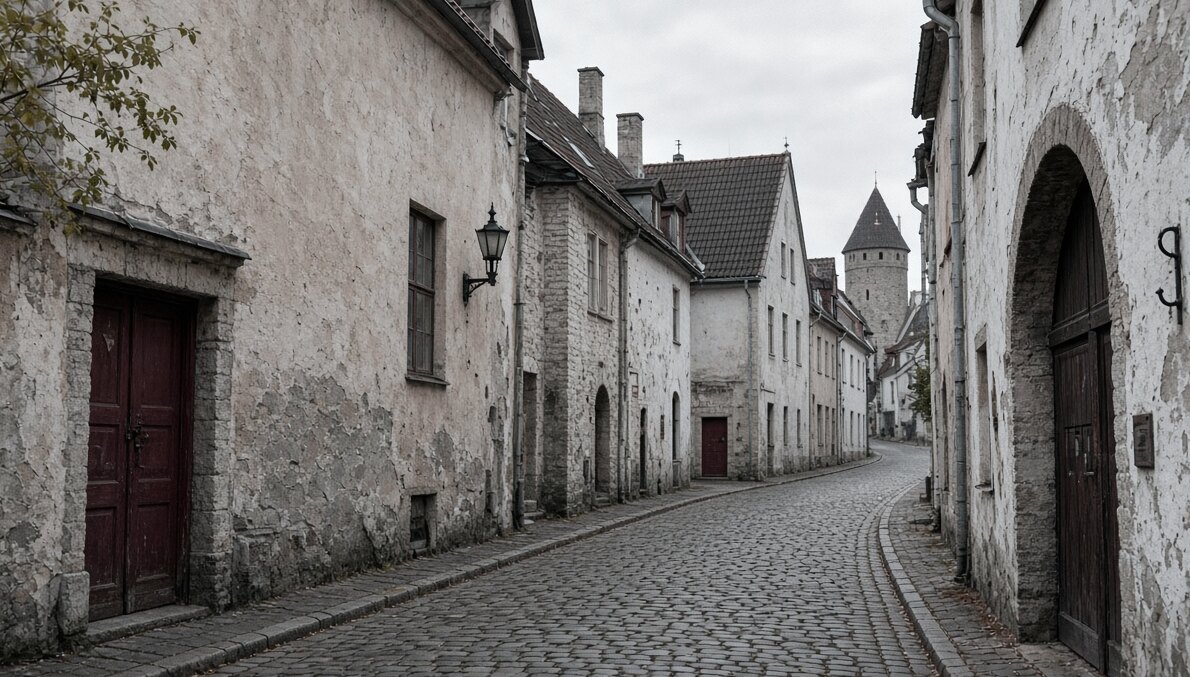 Quay, overcast